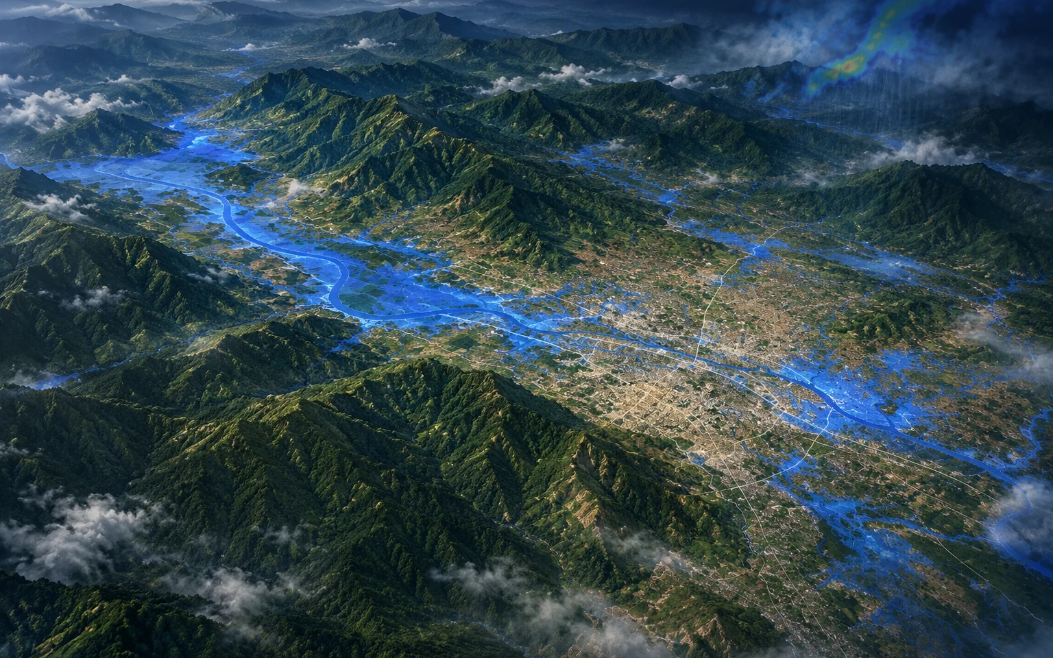 Provinces as terrain: Copernicus DEM, satellite imagery and OpenStreetMap